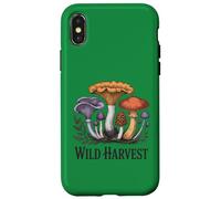 Custodia per iPhone X/XS Selvaggio Raccolta Cottagecore Funghi Foraggiamento