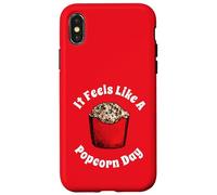 Custodia per iPhone X/XS Sembra un popcorn Day Theatre Snack Movie Lovers