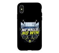 Custodia per iPhone X/XS Senza Muri Non Si Vince - Padel Divertente