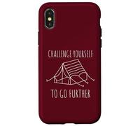 Custodia per iPhone X/XS Sfida te stesso per andare oltre Scouting Adventure Design