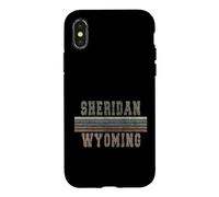 Custodia per iPhone X/XS Sheridan Wyoming retrò