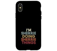 Custodia per iPhone X/XS Sherrie Name Sherrie Personalized Name First Given