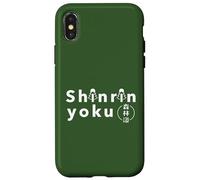 Custodia per iPhone X/XS Shinrin-yoku: Bagno nella foresta & Terapia Zen