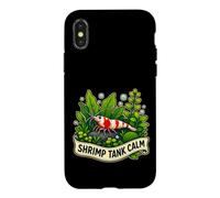 Custodia per iPhone X/XS SHRIMP TANK CALM Gamberetto Piante Acquatiche Bolle