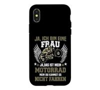 Custodia per iPhone X/XS Sì questo è la mia moto no puoi guidare