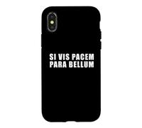 Custodia per iPhone X/XS Si vis pacem para bellum