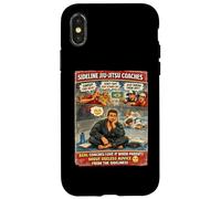 Custodia per iPhone X/XS Sideline Jiu Jitsu Coaching divertente BJJ Parent Coaching