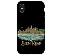 Custodia per iPhone X/XS Siem Reap Cambogia Viaggio Souvenir Città Punto di riferimento regalo