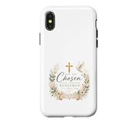 Custodia per iPhone X/XS Siete scelti amati perdonati redenti | Christian