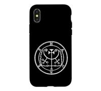 Custodia per iPhone X/XS Sigillo di Haures Sigillo Talismano Cerchio Demone