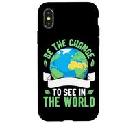 Custodia per iPhone X/XS Sii il cambiamento da vedere nel mondo