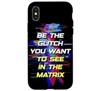 Custodia per iPhone X/XS Sii il Glitch che vuoi vedere in Matrix