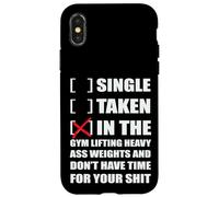 Custodia per iPhone X/XS Single? I'm in the gym lifting heavy weights ...