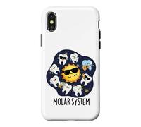 Custodia per iPhone X/XS Sistema molare divertente gioco di parole dei denti