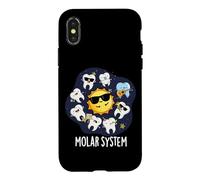 Custodia per iPhone X/XS Sistema molare divertente gioco di parole dei denti