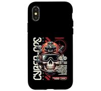 Custodia per iPhone X/XS Sistema Sci Fi Cyber Ops Codice Attivato 700