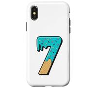 Custodia per iPhone X/XS Six Seven Ice Cream 67 Fun Mason Meme Easy Halloween Costume