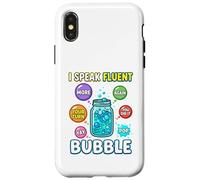 Custodia per iPhone X/XS SLP Logopedia Funny I Speak Bubble Patologo