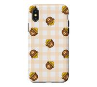Custodia per iPhone X/XS Smokey Bear Cute Outdoor Hiking Pattern