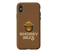 Custodia per iPhone X/XS Smokey Bear Cute Retro Head