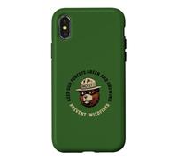 Custodia per iPhone X/XS Smokey Bear Keep Our Forests Green & Growing! Vintage