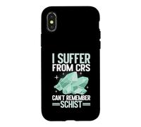 Custodia per iPhone X/XS Soffro di CRS Can't Remember Schist Mineral Collection