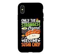 Custodia per iPhone X/XS Solo la leggenda più forte diventa sushi chef