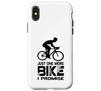 Custodia per iPhone X/XS Solo un'altra bici, prometto, ciclista da strada
