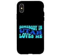 Custodia per iPhone X/XS Somebody in Utah Loves Me Modern Boho Vibe