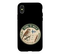 Custodia per iPhone X/XS SONG ID WALK Riconoscimento dei canti degli uccelli
