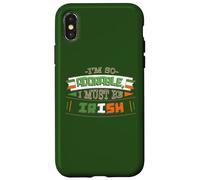 Custodia per iPhone X/XS Sono così adorabile che devo essere l'orgoglio irlandese di San Patrizio