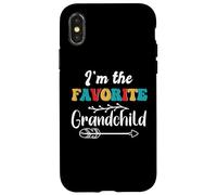 Custodia per iPhone X/XS Sono il nipote preferito, detto divertente