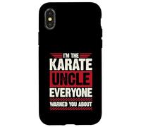 Custodia per iPhone X/XS Sono lo zio del karate che tutti ti hanno avvertito