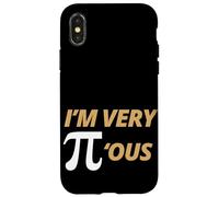 Custodia per iPhone X/XS Sono Molto Pious Divertente 3.14 Pi Day Matematica Fan Studente Insegnante