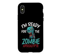 Custodia per iPhone X/XS Sono pronto per l'apocalisse zombie