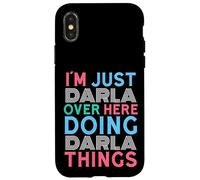 Custodia per iPhone X/XS Sono solo Darla qui a fare il nome delle cose di Darla