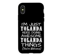 Custodia per iPhone X/XS Sono solo Yolanda qui a fare cose fantastiche su Yolanda