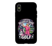 Custodia per iPhone X/XS Sono sopravvissuto a decenni di caos, ora gioco a golf