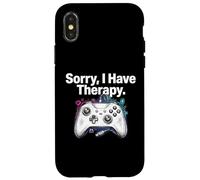 Custodia per iPhone X/XS Sorry I Have Therapy Controller per console per videogiochi