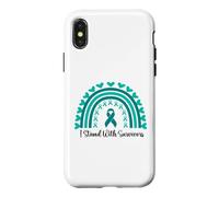 Custodia per iPhone X/XS Sostengo i sopravvissuti alla consapevolezza delle aggressioni sessuali Boho Rainbow