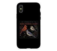 Custodia per iPhone X/XS Sostenitore del sostegno dei visitatori alati nel cortile