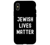 Custodia per iPhone X/XS Sostieni le vite ebraiche contano l"orgoglio ebraico smettere di odiare