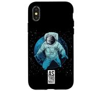 Custodia per iPhone X/XS Space Astronaut Graphic Tee Shirt, Mission To Mars Astronaut