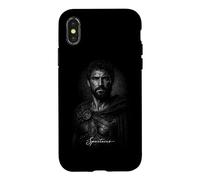 Custodia per iPhone X/XS Spartacus Leggendario Antico Gladiatore Romano Eroe