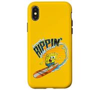 Custodia per iPhone X/XS SpongeBob SquarePants ufficiale Ripping up the Ocean