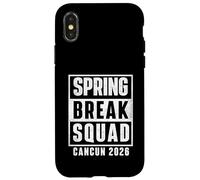 Custodia per iPhone X/XS Spring Break Squad Cancun 2026 - Vacanza al mare per ragazze