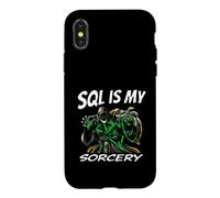 Custodia per iPhone X/XS SQL Developer Sorcery Funny Database Admin Programmer