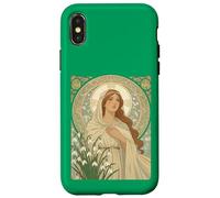 Custodia per iPhone X/XS St Brigida E Bucaneve Un Calma Contemplativa