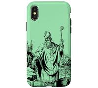 Custodia per iPhone X/XS St Patrick Catholic Saint Patricks Day Snakes Irlanda