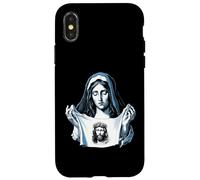 Custodia per iPhone X/XS St Veronica Velo Volto Santo Devozione Cattolica Santo Nome Gesù